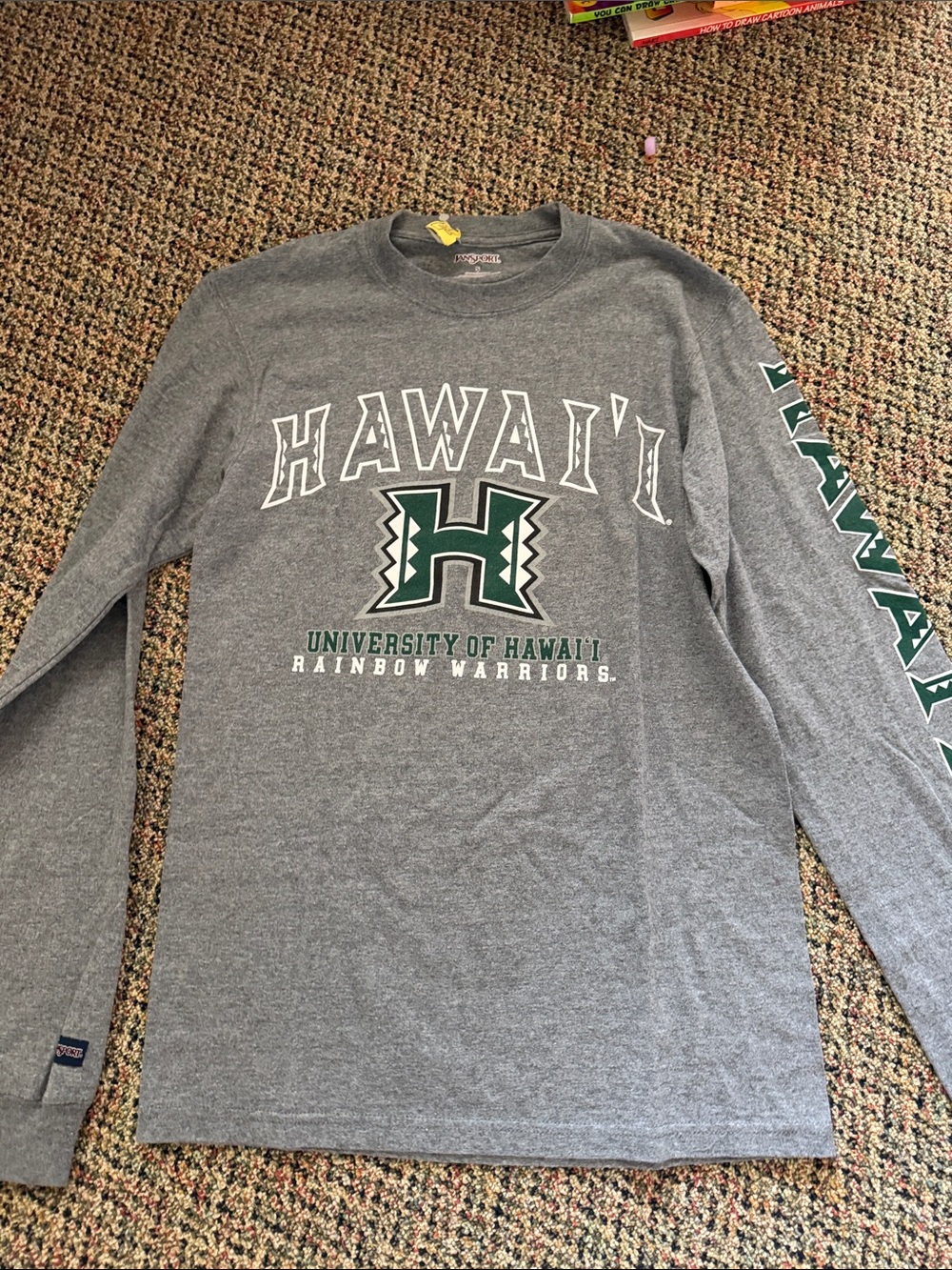 Jansport Gray Long Sleeve Hawaii University of Hawai'i Graphic Tee